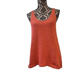 Aerie  Orange Knitted Tank Top size Juniors L